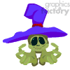 scary animated Halloween monster clipart.