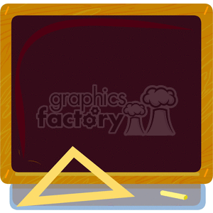 blank chalkboard clipart. Commercial use image # 383468