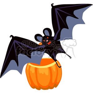 scary bat clipart. Commercial use image # 383518