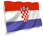 clipart - 3D animated Croatia flag.