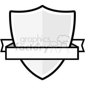 vector ribbon and shield clipart. Royalty-free image # 384850
