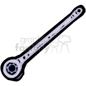 wrench clipart. Royalty-free image # 384902