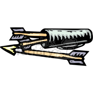 quiver with arrows clipart. Royalty-free image # 173678