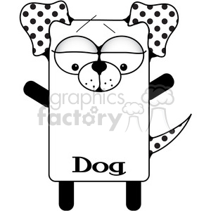 Dog iPhone Case illustration clipart. Commercial use image # 387757