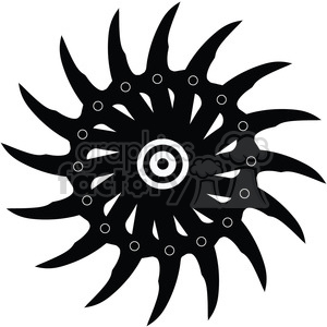 black+white gear gears silhouette cog