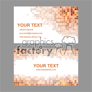 vector business card template set 029 clipart.
