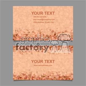 vector business card template set 067 clipart. Royalty-free image # 401980