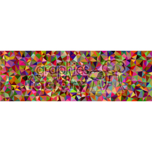 clipart - vector colorful polygon design template for banner or header.