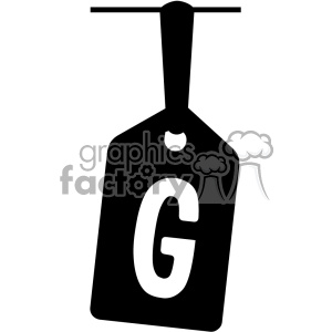g font vector svg cut file clipart. Royalty-free image # 403089