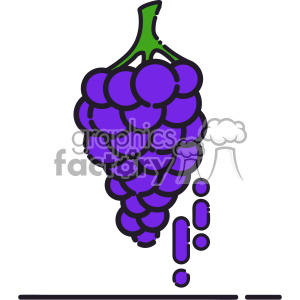 clipart - Grapes vector clip art images.