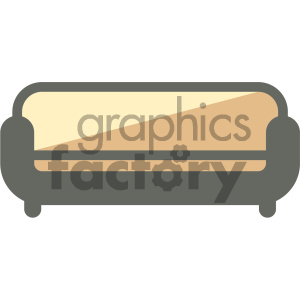 couch furniture icon clipart.