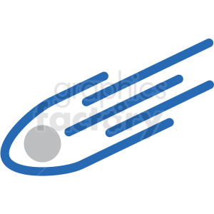 asteroid vector icon clipart.