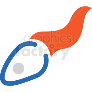 clipart - pod returning from space vector icon.