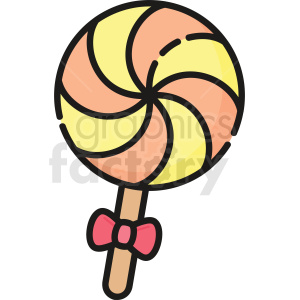 clipart - wheel lollipop icon.