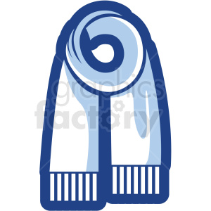 clipart - scarf vector icon no background.