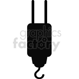 crane hook outline clipart clipart. Royalty-free image # 415282