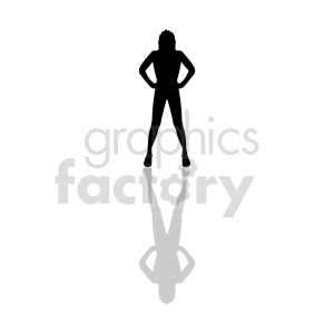 silhouette female