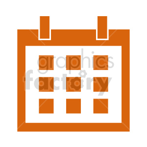calendar icon clipart. Commercial use image # 416378