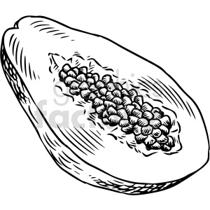 black and white avocado clipart clipart. Royalty-free image # 416768
