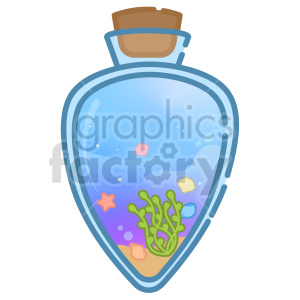 sea bottle vector clipart clipart. Royalty-free image # 416781