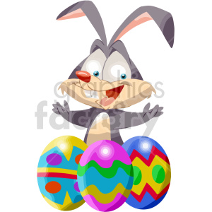 cartoon easter bunny rabbit clipart clipart. Commercial use image # 417659