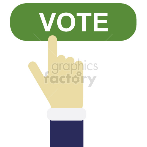 vote vector graphic clipart.