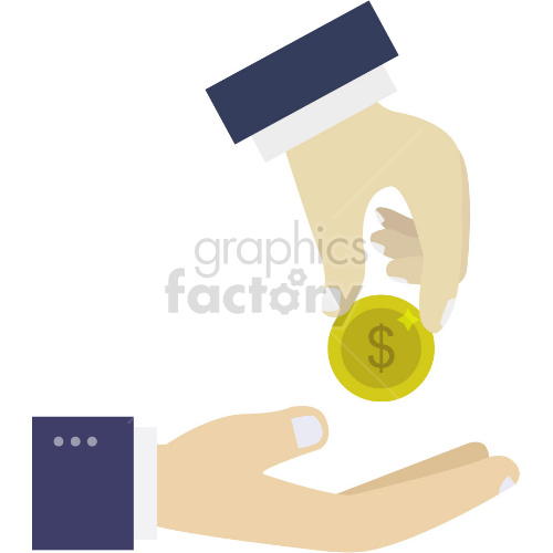 coins vector graphic