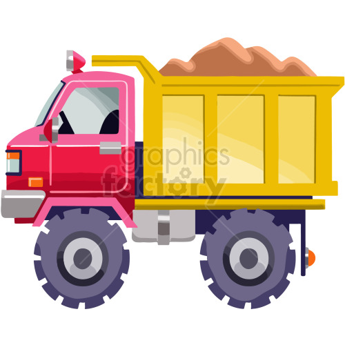vehicle transportation dump+truck