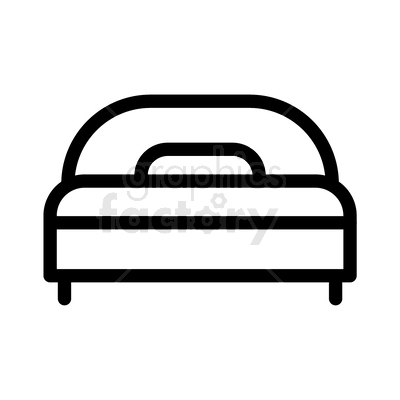 bed+icon +bedroom +bed+frame +black+white