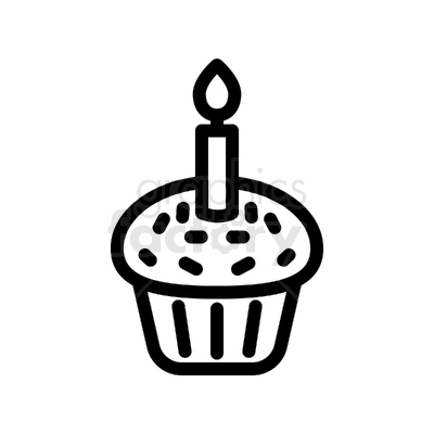 birthday +cake +celebration +icon +dessert +bakery +food +candle +party +cupcake