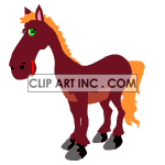 horse001 clipart. Royalty-free image # 119434