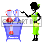 Animations 2D People Shadow Animated lady describing blenders blender mixer mixers