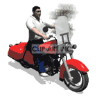 motorcycle clipart. Commercial use image # 123950