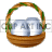 Animated dancing jumping Easter eggs in basket animation. Commercial use animation # 126387