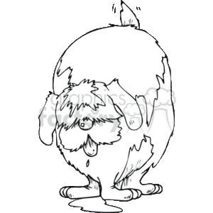 Animals_ss_bw_cartoon014 clipart. Commercial use image # 131948