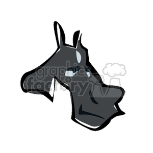 0629HORSE clipart. Commercial use image # 132732