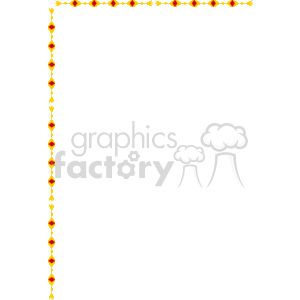Orange and yellow diamond border clipart. Royalty-free image # 133854
