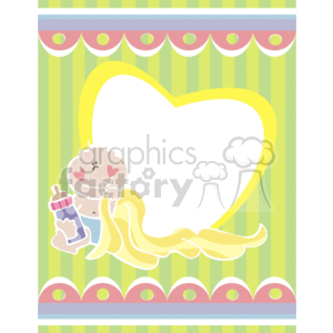 Baby border clipart. Commercial use image # 134244
