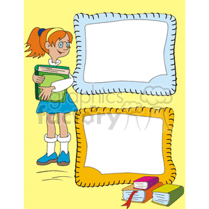 School border clipart. Commercial use image # 134274