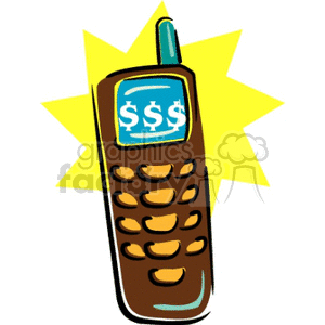   cell phone phones money call cellular  Business004.gif Clip Art Business 