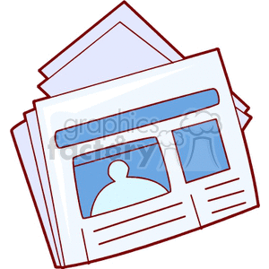 newspaper700 clipart. Royalty-free image # 134779