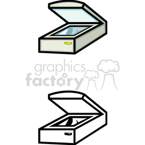   scanner scanners scan scans computers computer duplicate copy machine machines copier Clip Art Business Computers 