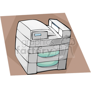 laserprinter4 clipart. Commercial use image # 135386