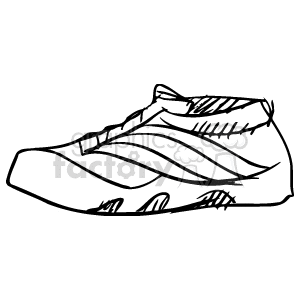 sneakers sketch clipart.