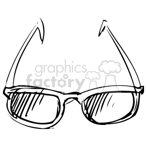 eyeglasses sketch clipart. Commercial use image # 137018