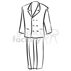  suit suits   Clthg040B Clip Art Clothing 