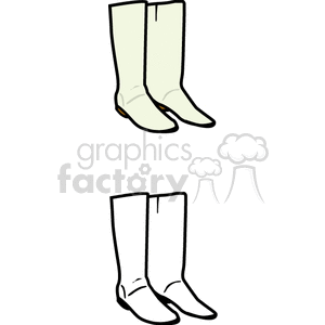   boot boots shoes shoe  BFP0127.gif Clip Art Clothing Shoes 
