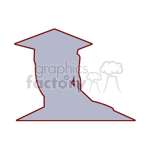graduate401.gif Clip Art Education silhouette cap last day back to school student determined excited happy shadow 