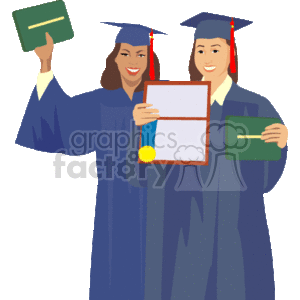 0_Graduation054 clipart. Commercial use image # 139438