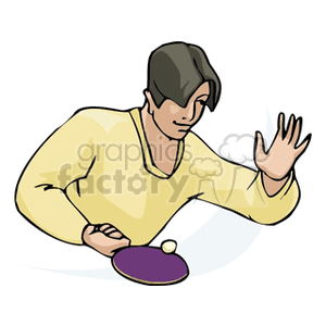 boypingpong3 clipart. Royalty-free image # 139733